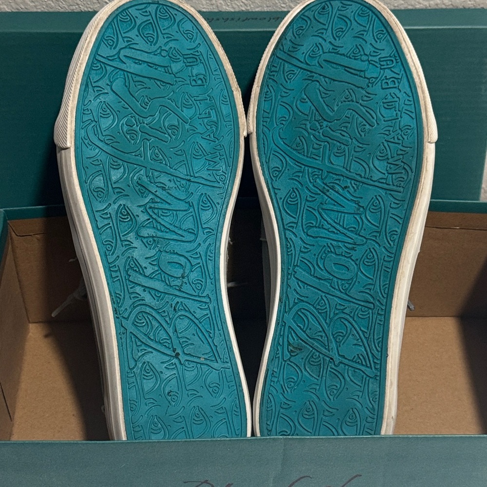 Blowfish Malibu MAXINE Women’s Gray Canvas Sneakers - Picture 7 of 7